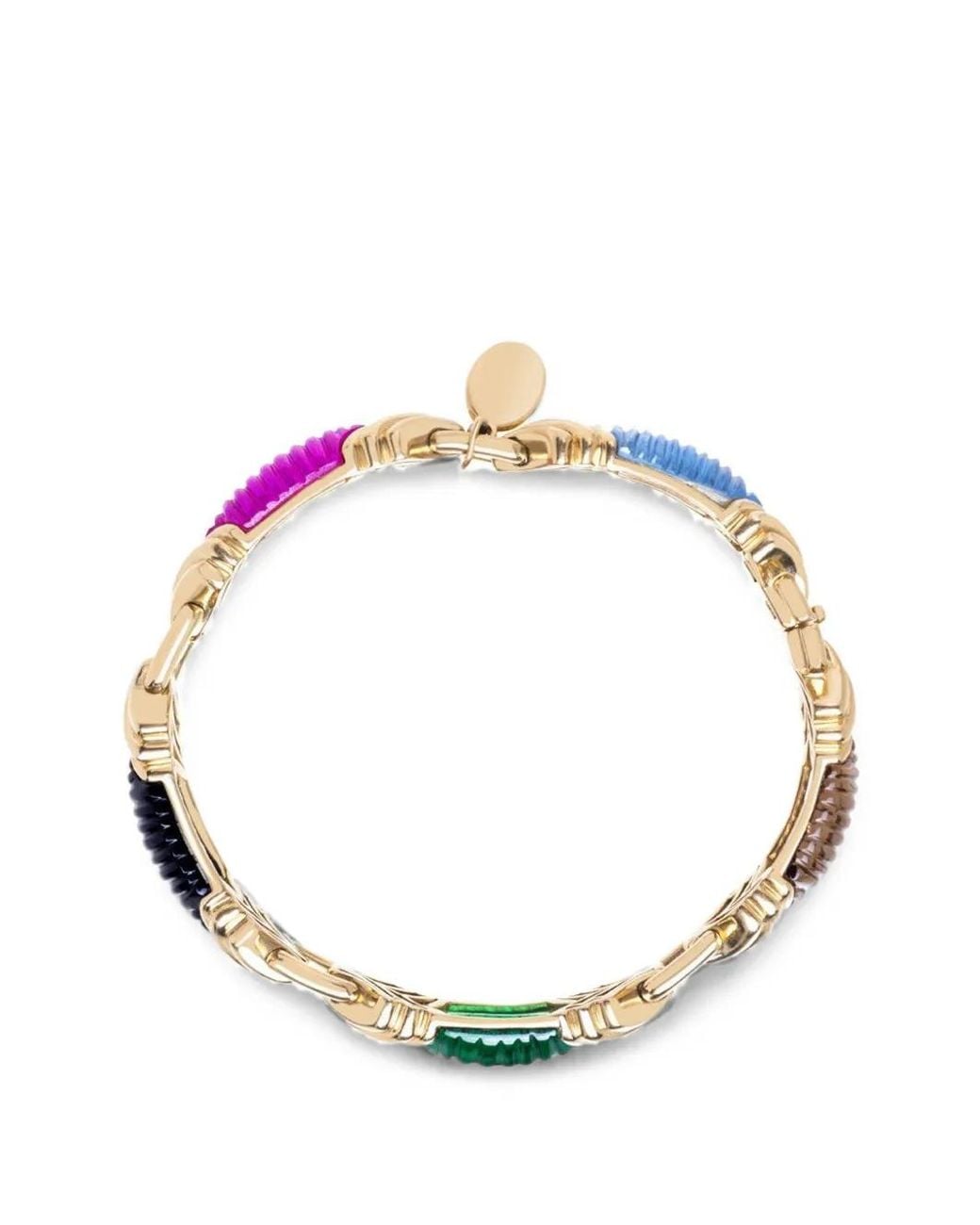 Rainbow K Metallic Cleopatra Multi-Stone Bracelet