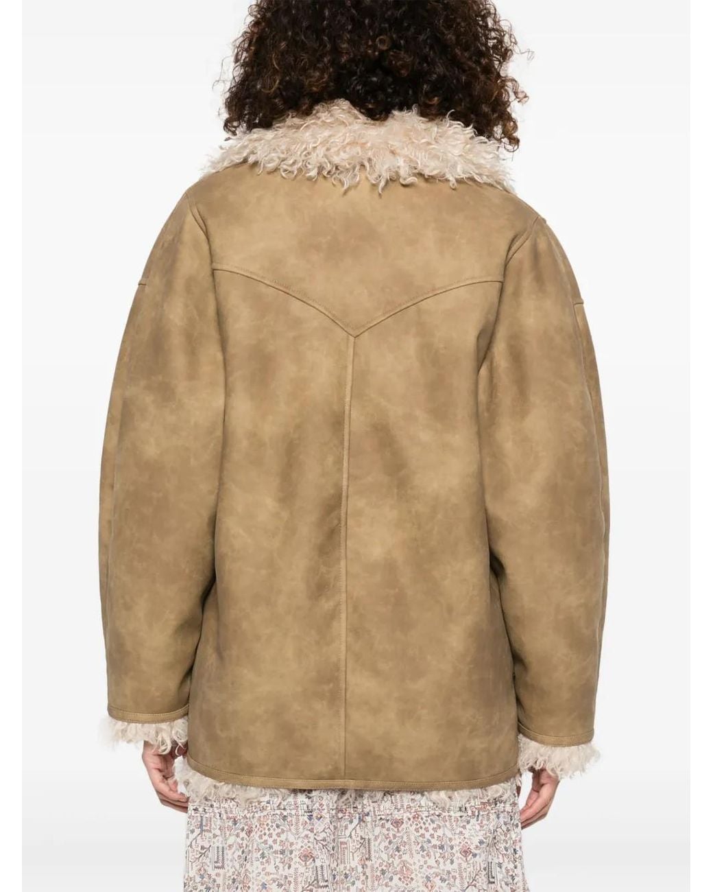 Coat Isabel Marant de color Natural
