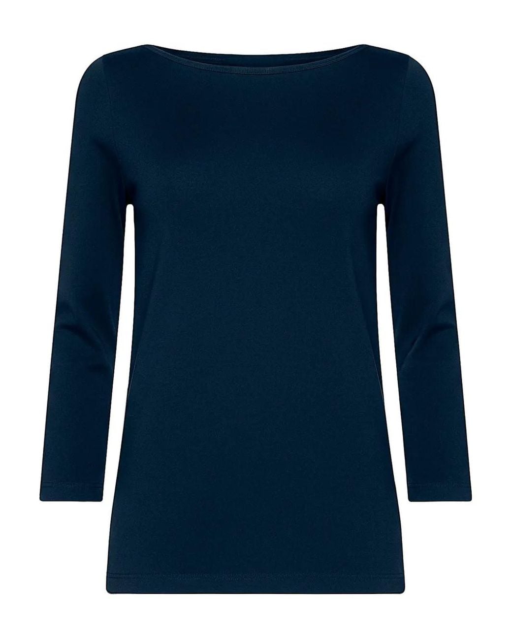 Wolford Blue Long-Sleeved Cordoba Top