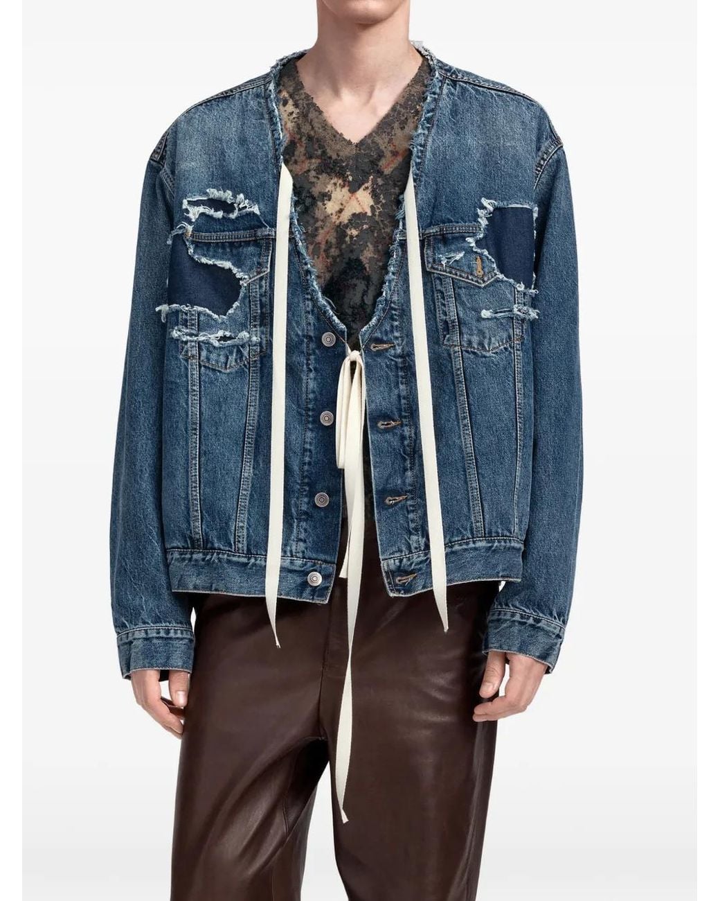 Maison Margiela Blue Jackets for men
