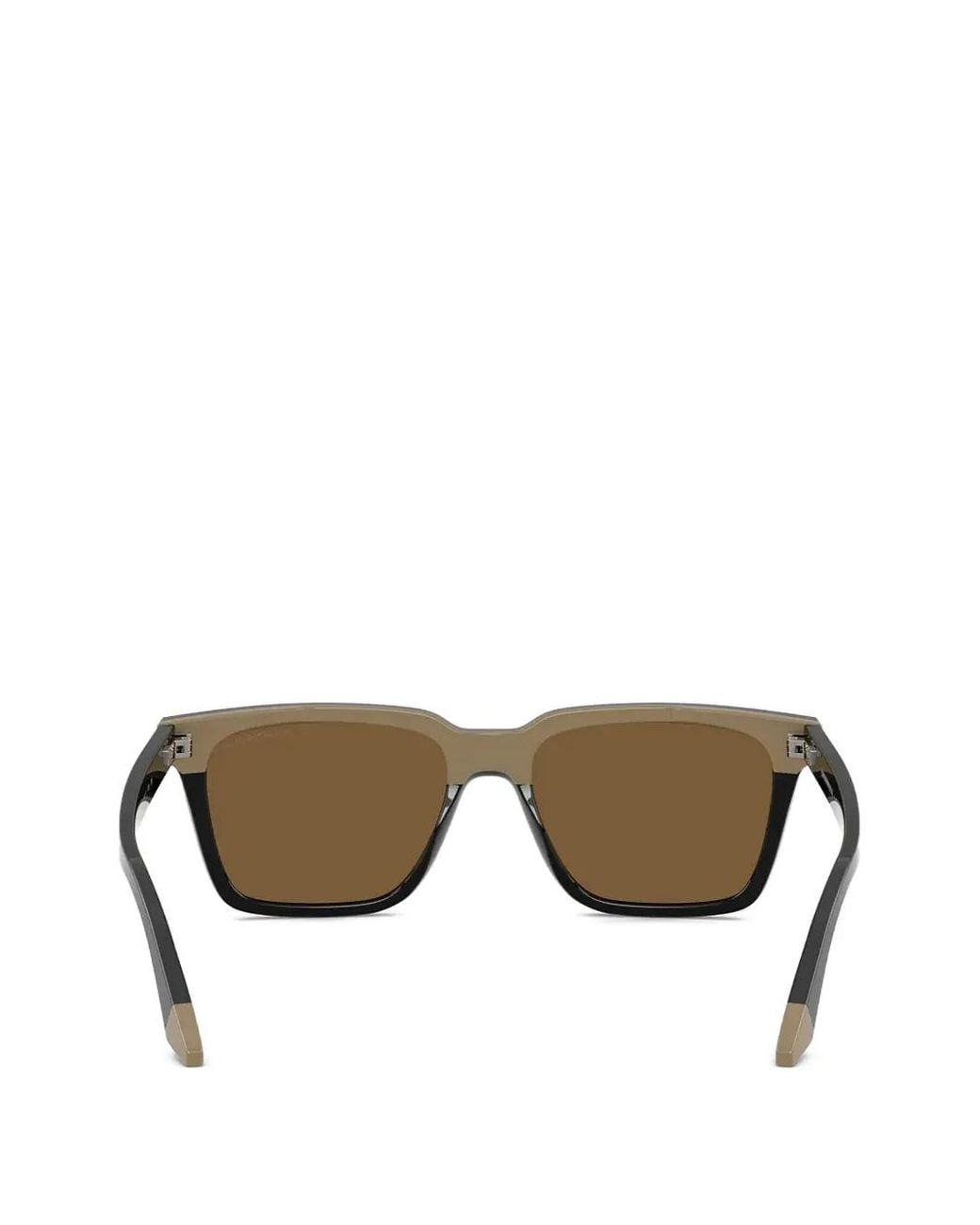 Emporio Armani Black Rectangle-Frame Sunglasses for men