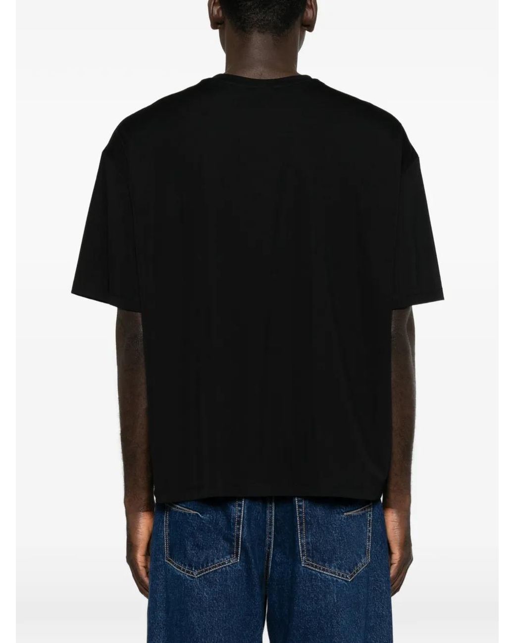 Imperial Black Crew-Neck T-Shirt for men