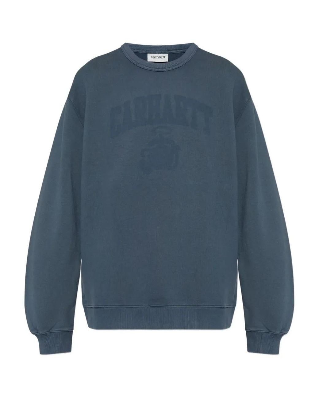 Carhartt Blue Graphic Long-Sleeve Sweater for men