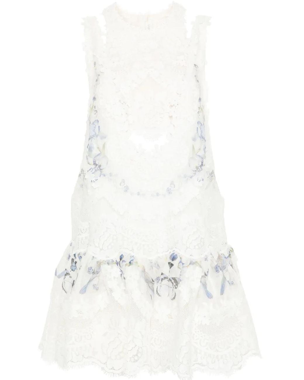 zimmermann natura lace patch mini dress Zimmermann