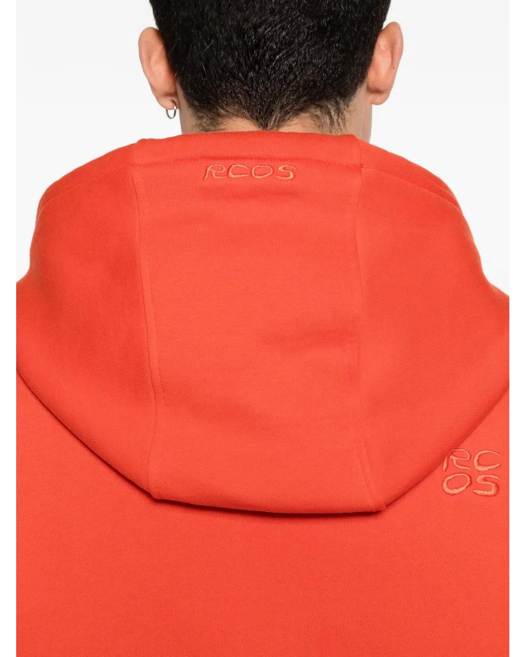 RC Outdoor Supply Red Zip Hoodie for men