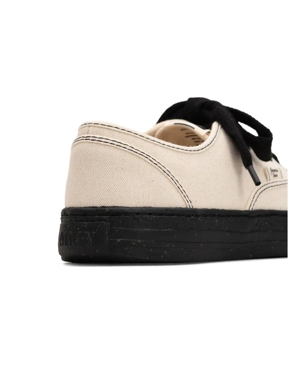 General Scale. Black Kiefer Canvas Low Top Sneakers for men