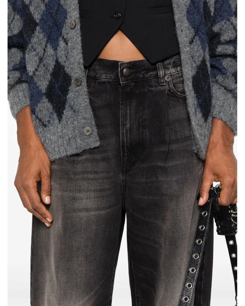 Jeans Wayne di R13 in Gray