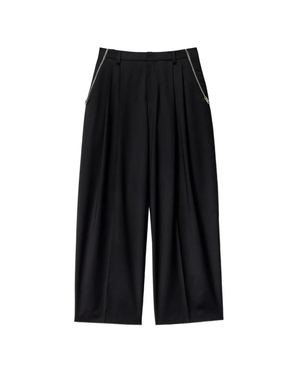 Alexander Wang Black Tropical Wool Tailored Pants