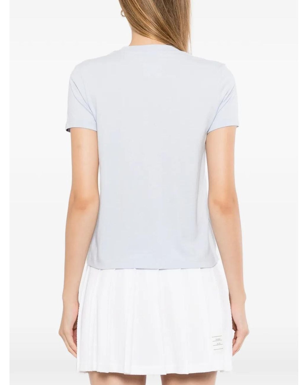SPORT b. by agnès b. Blue Logo-Embroidered T-Shirt