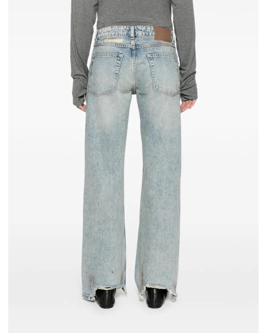 Our Legacy Blue Rover Cut Jeans