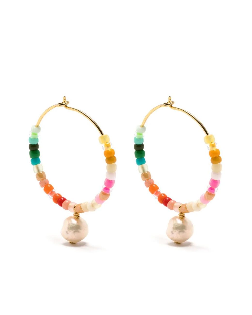 Anni Lu Multicolor Nomad Pearl-Detail Earrings