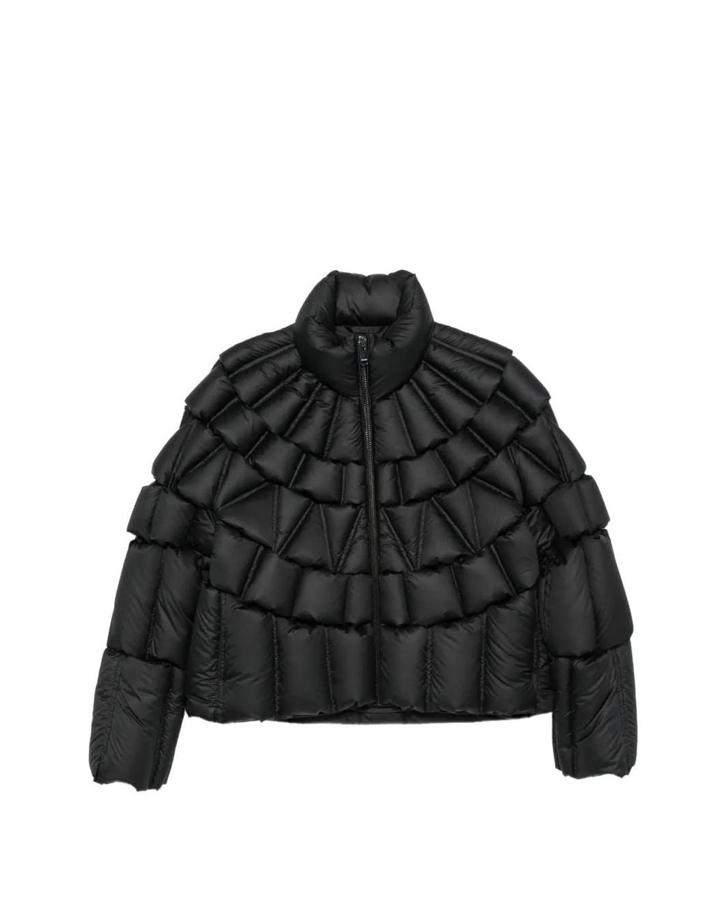 RAXXY Black Origami Quilted Jacket