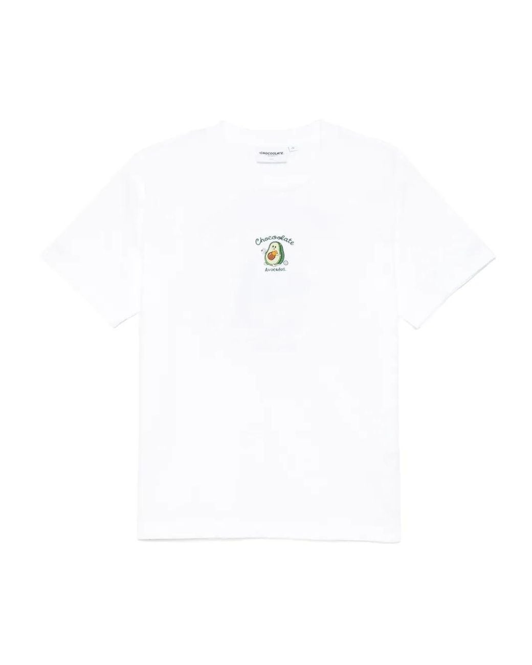 Chocoolate White Logo-Embroidered T-Shirt