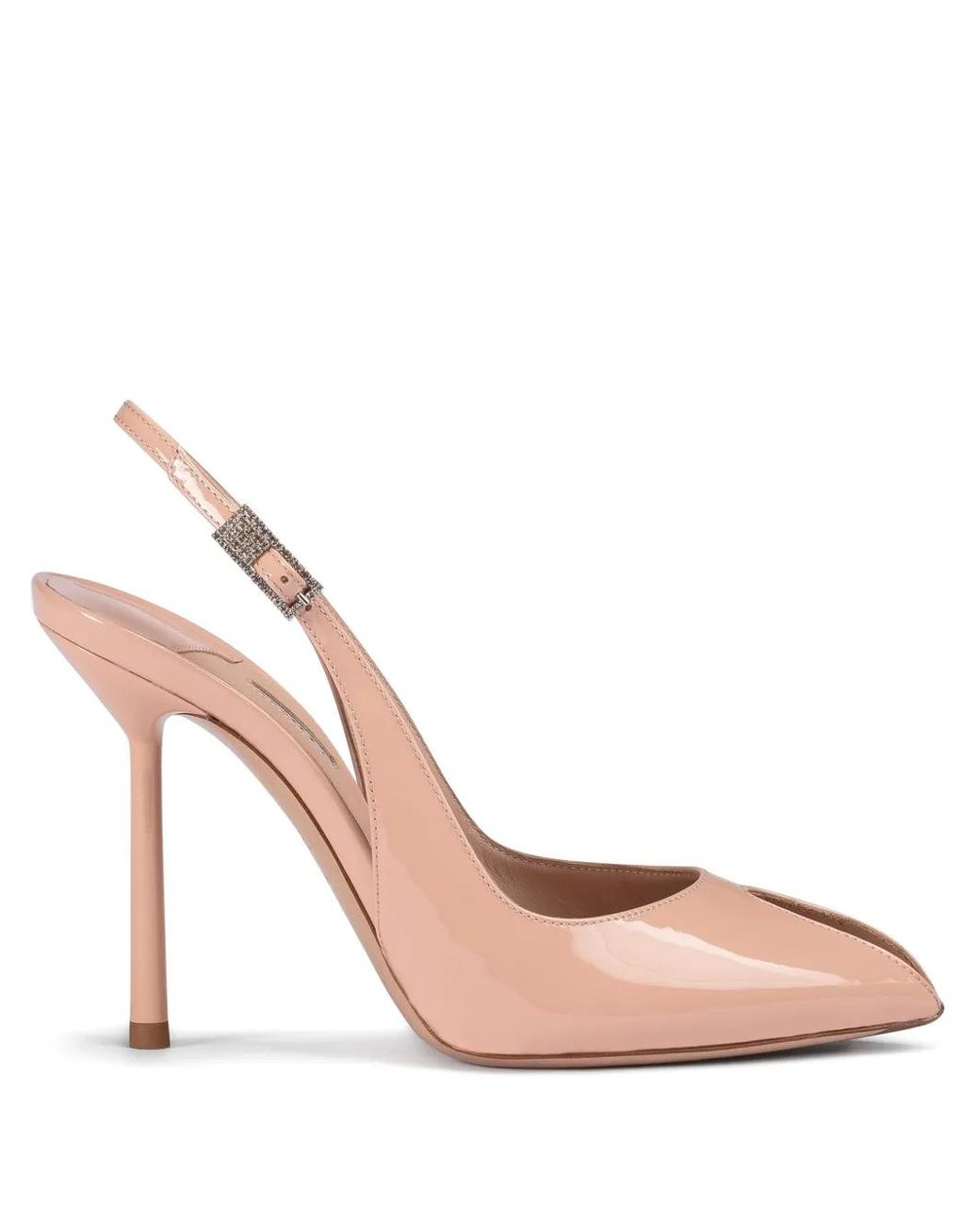 Le Silla Pink 100Mm Clivage Pumps