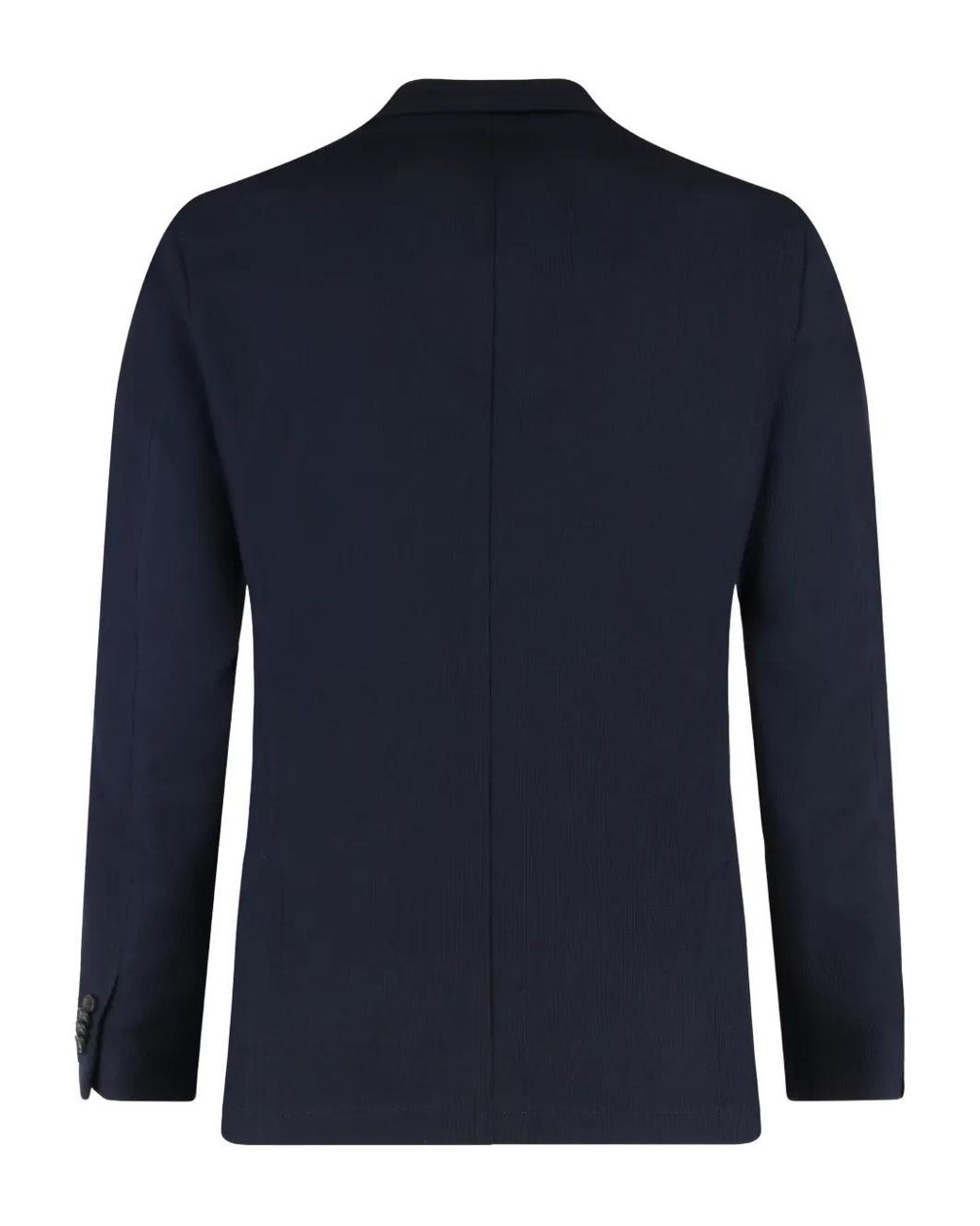 Boss Blue Double-Breasted Blazer for men