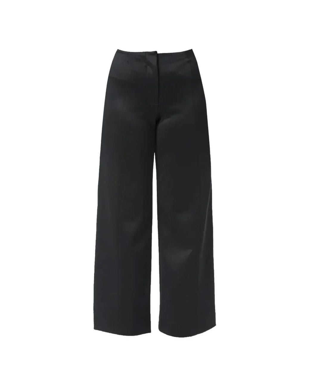Max Mara Black Laerte Wide-Leg Trousers