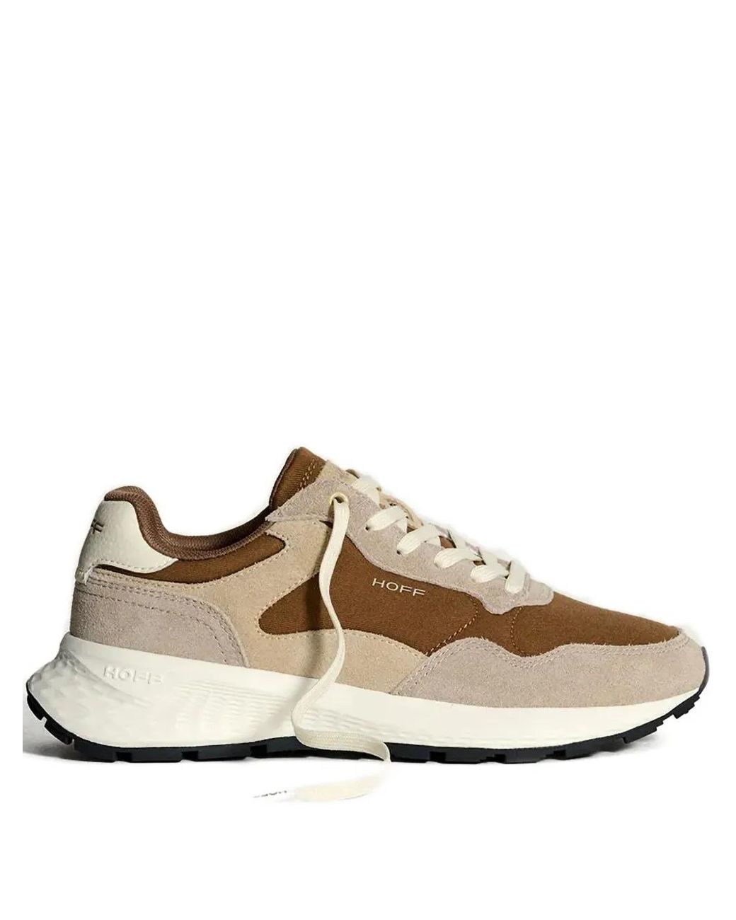 HOFF Brown City Mkii Panelled Lace-Up Sneakers