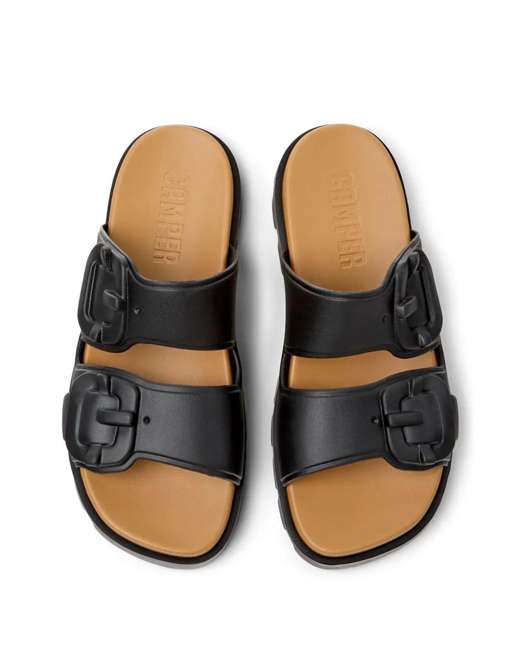 Sandali Brutus di Camper in Black da Uomo