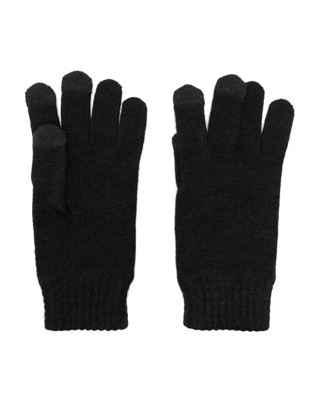 K-Way Black Alfred Gloves for men