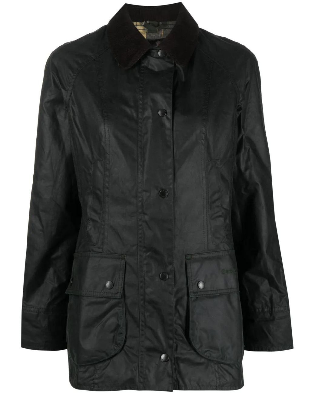 Barbour Black Beadnell Wax Jacket