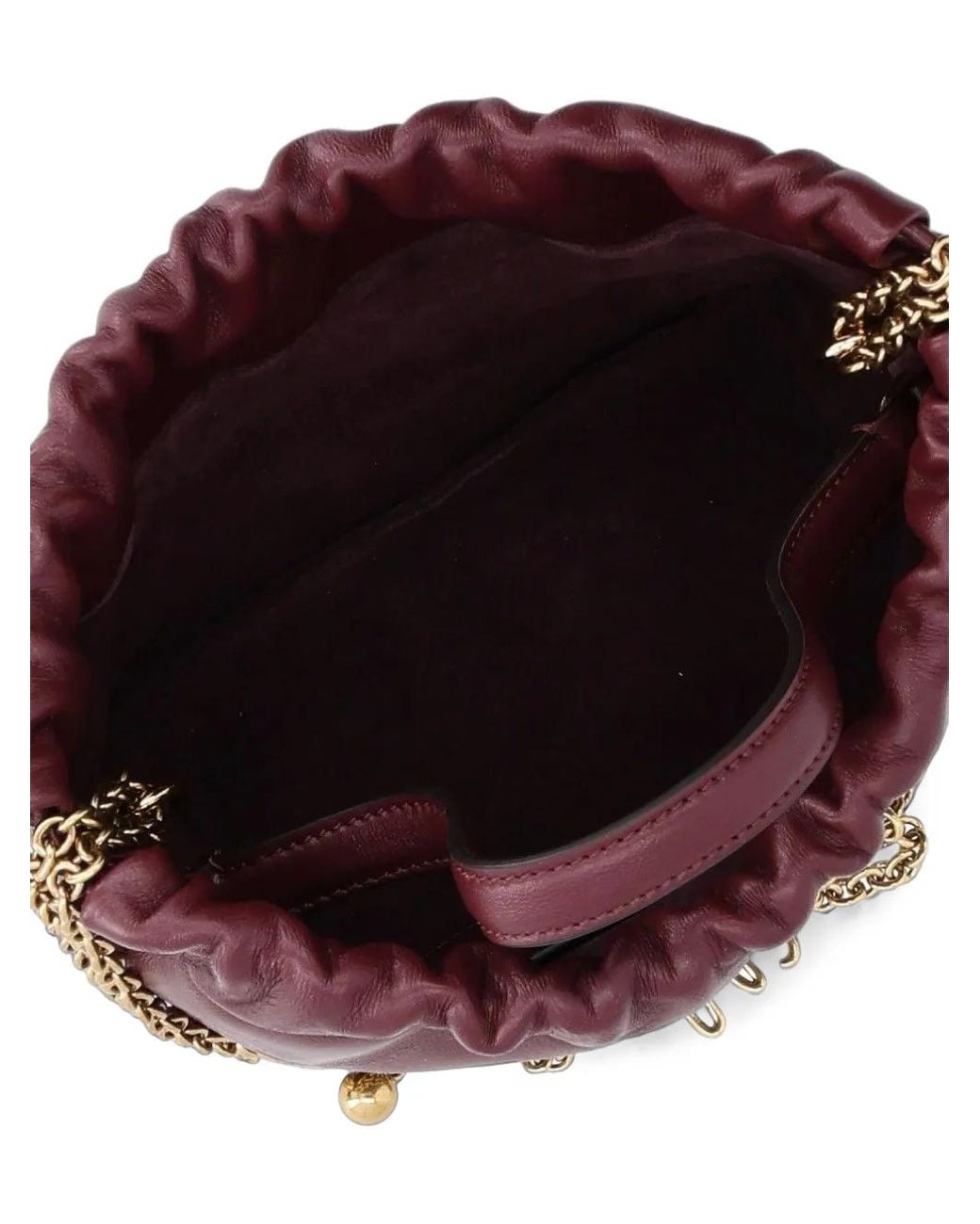 Chloé Purple Mini Icons Shoulder Bag With Chain