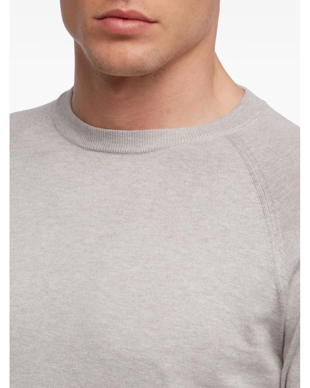 Brooks Brothers Gray Ribbed Sweater for men