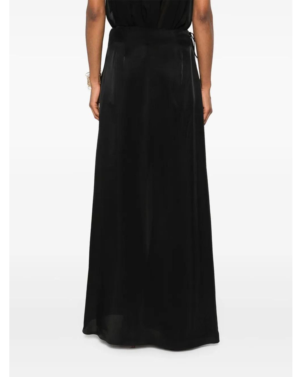 Blumarine Black Satin Trousers