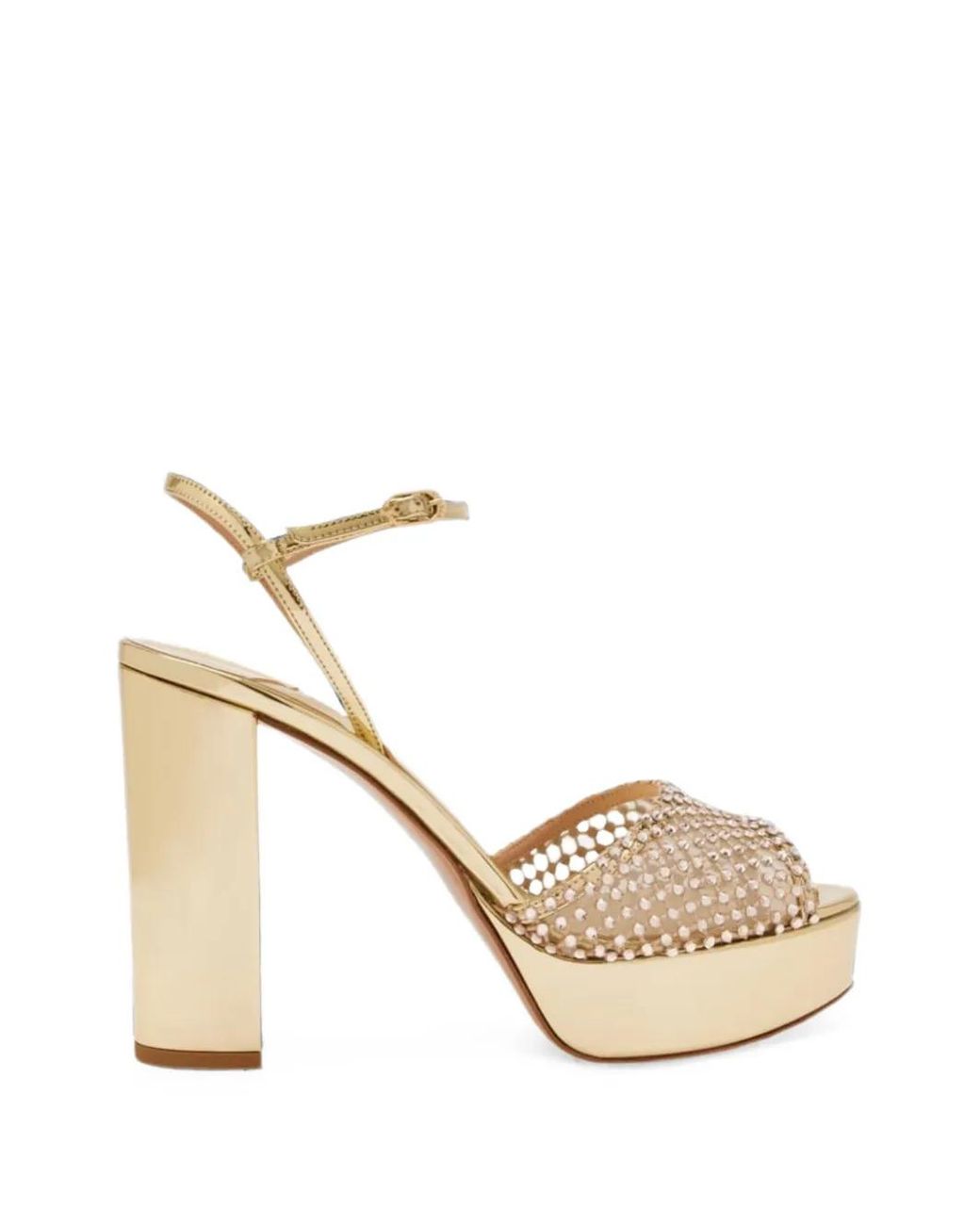 Le Silla Metallic Gilda Platform Sandals