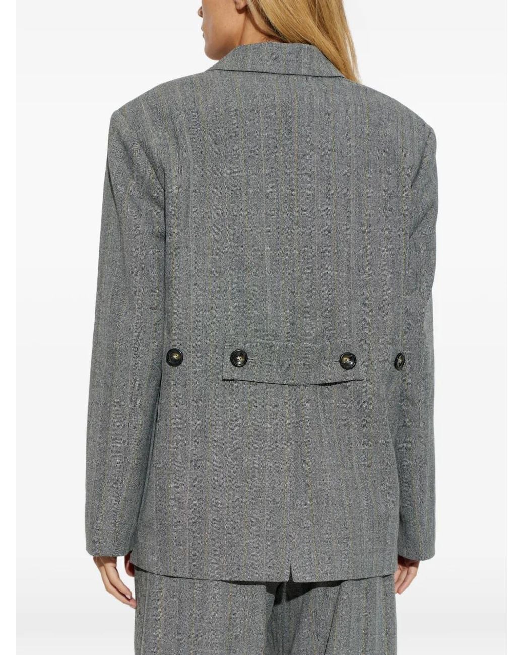 Baum und Pferdgarten Gray Bleone Pinstriped Blazer