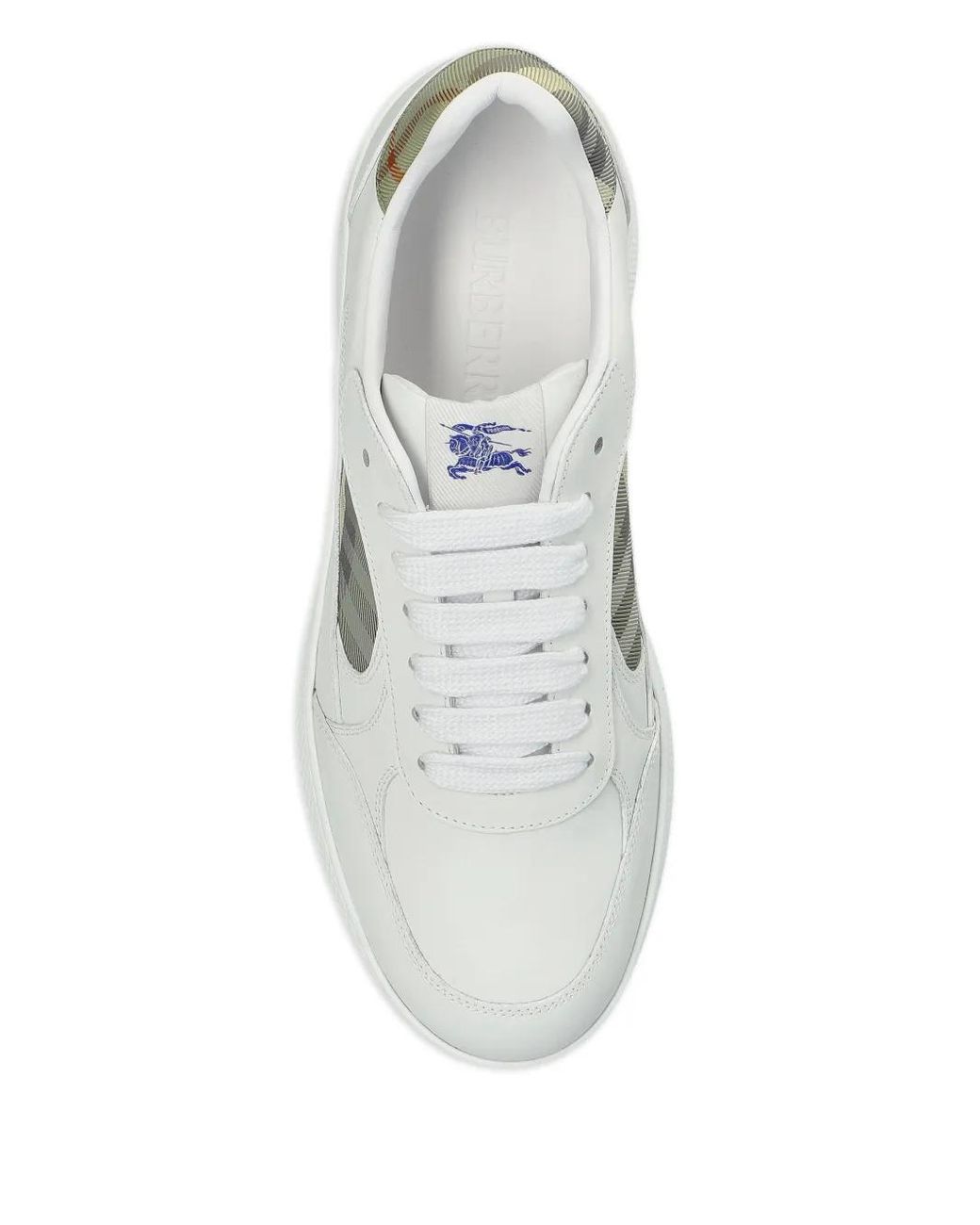 Burberry White Sports Shoes for men