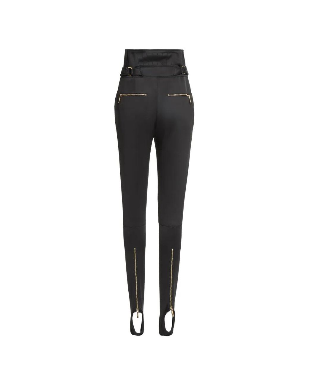 Elie Saab Black Cady Leggings