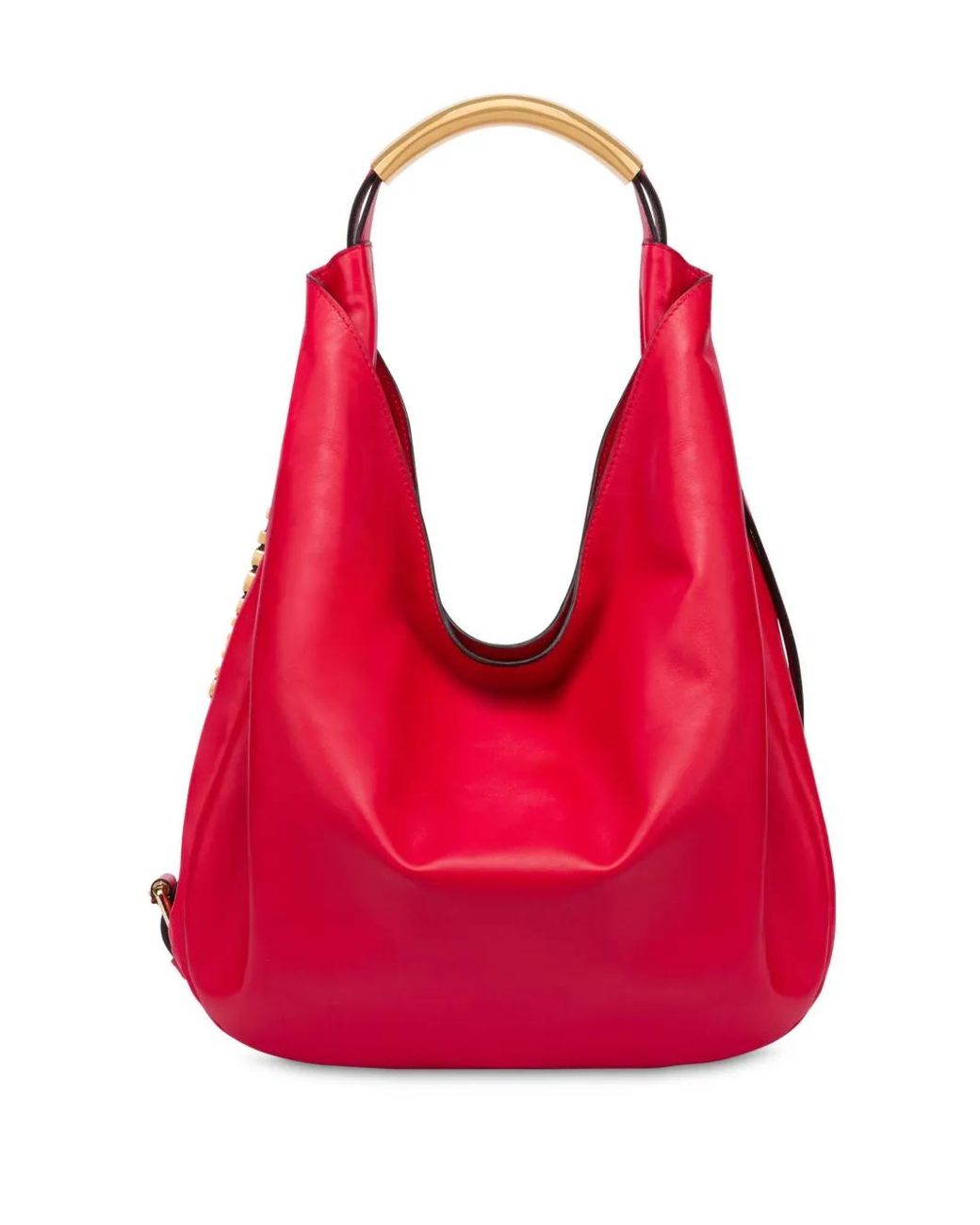 Moschino Red Handle Me Bag Medium