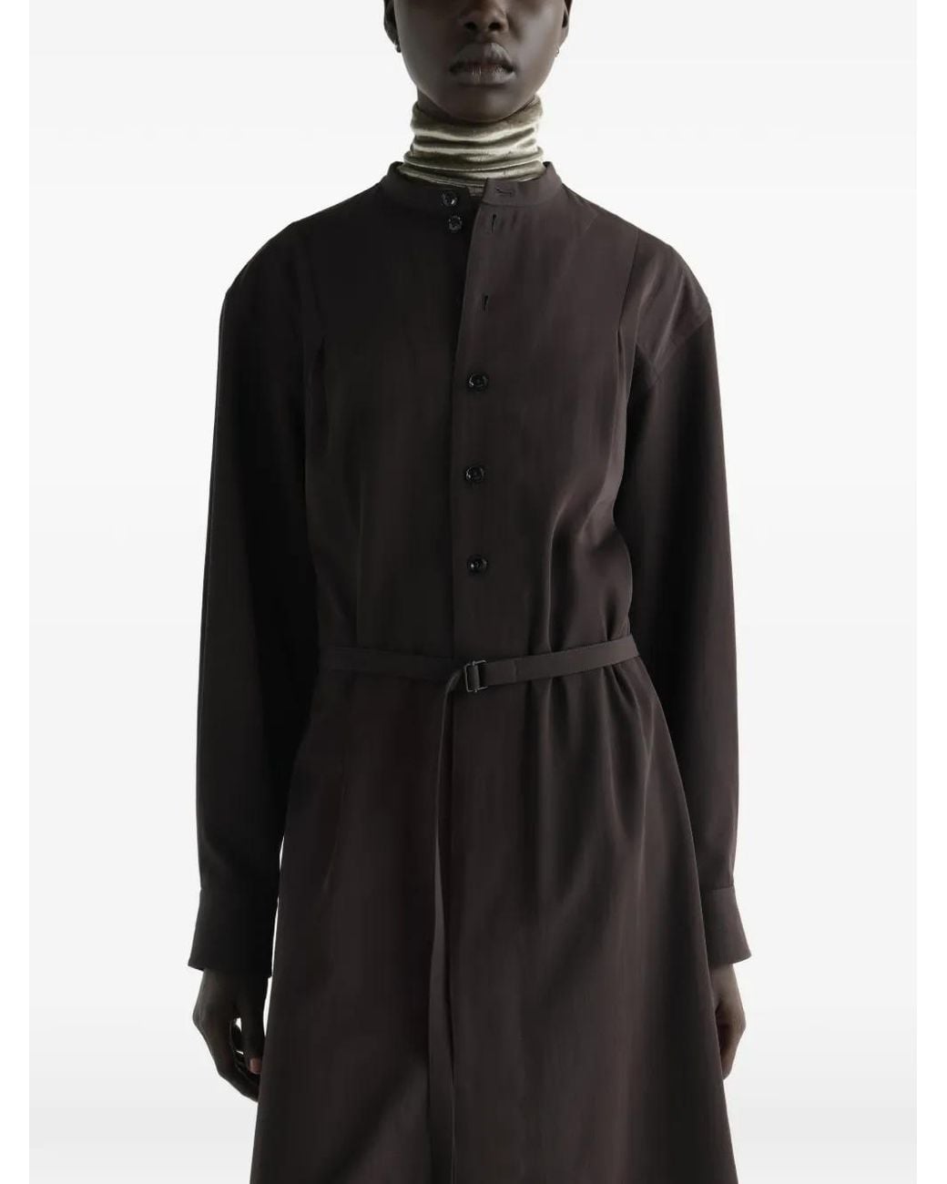 Lemaire Black Belted Dress