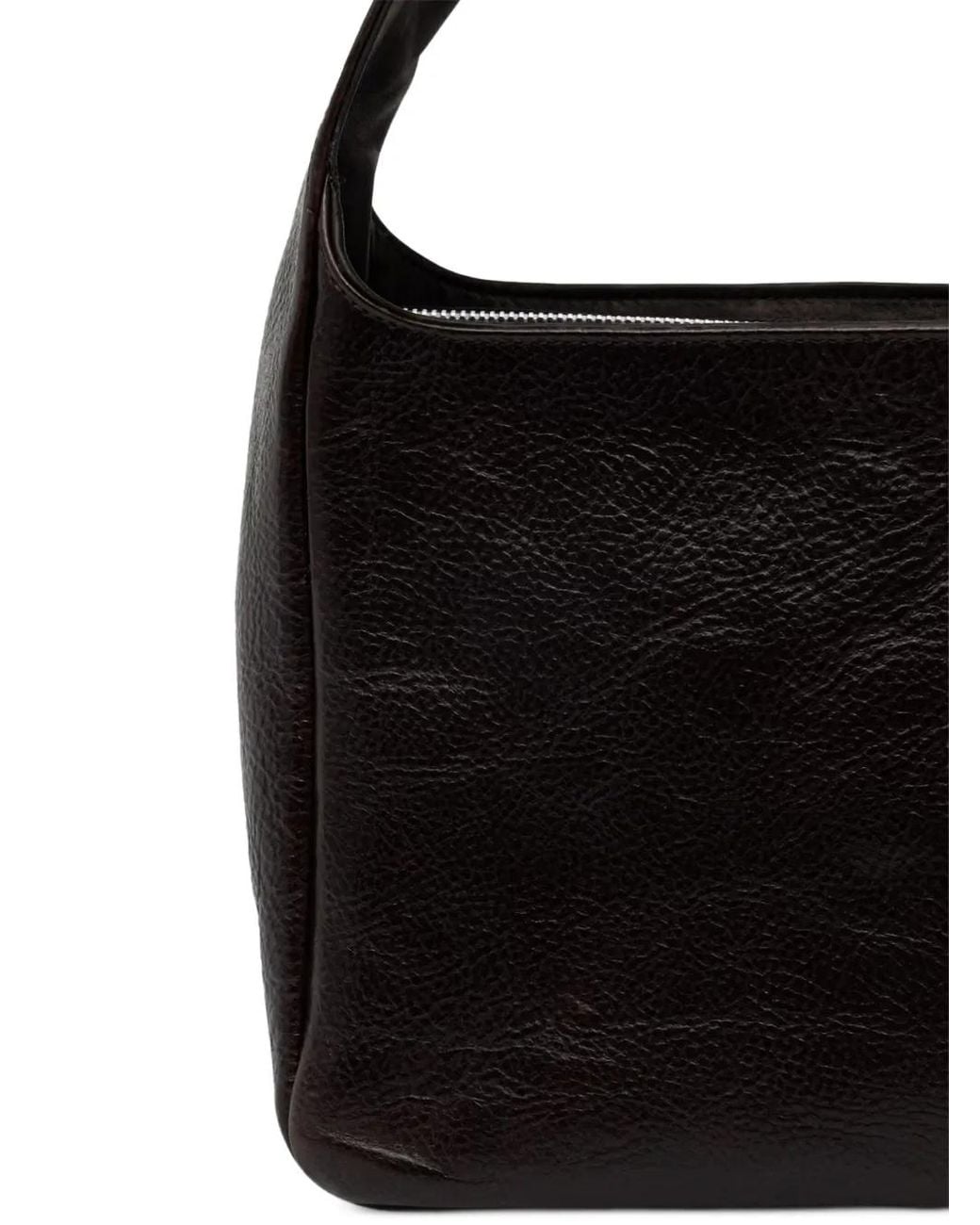 Our Legacy Black Brick Grainy Leather Tote Bag