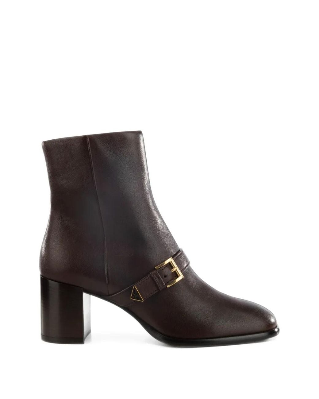 Prada Black Leather Booties