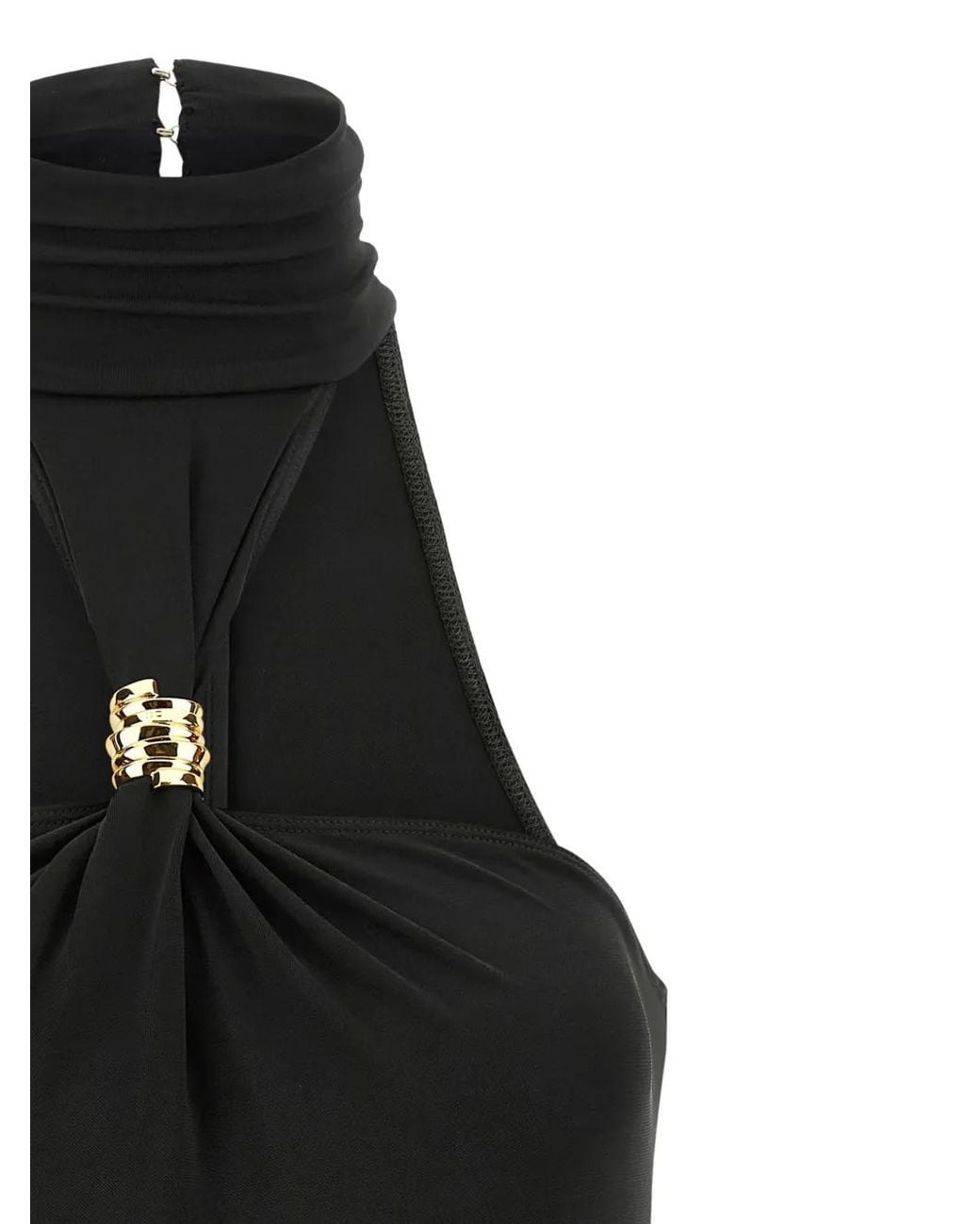 Elisabetta Franchi Black Bodysuit