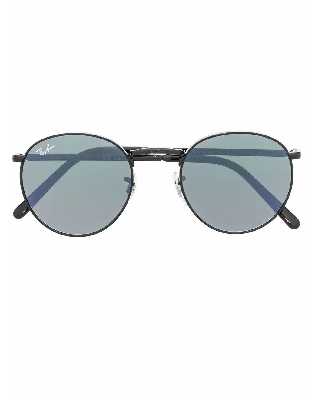 Ray-Ban Blue Round-Frame Sunglasses