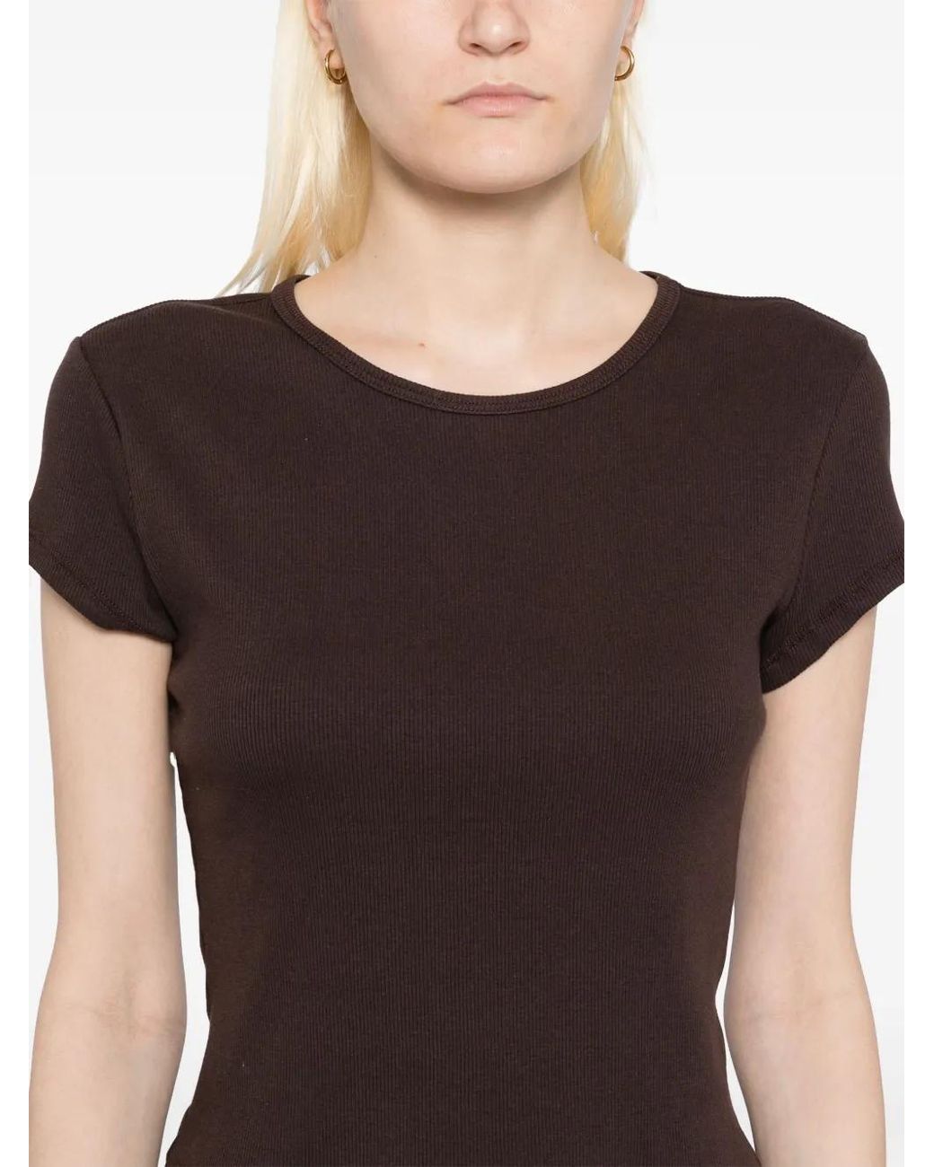 Reformation Brown Muse T-Shirt