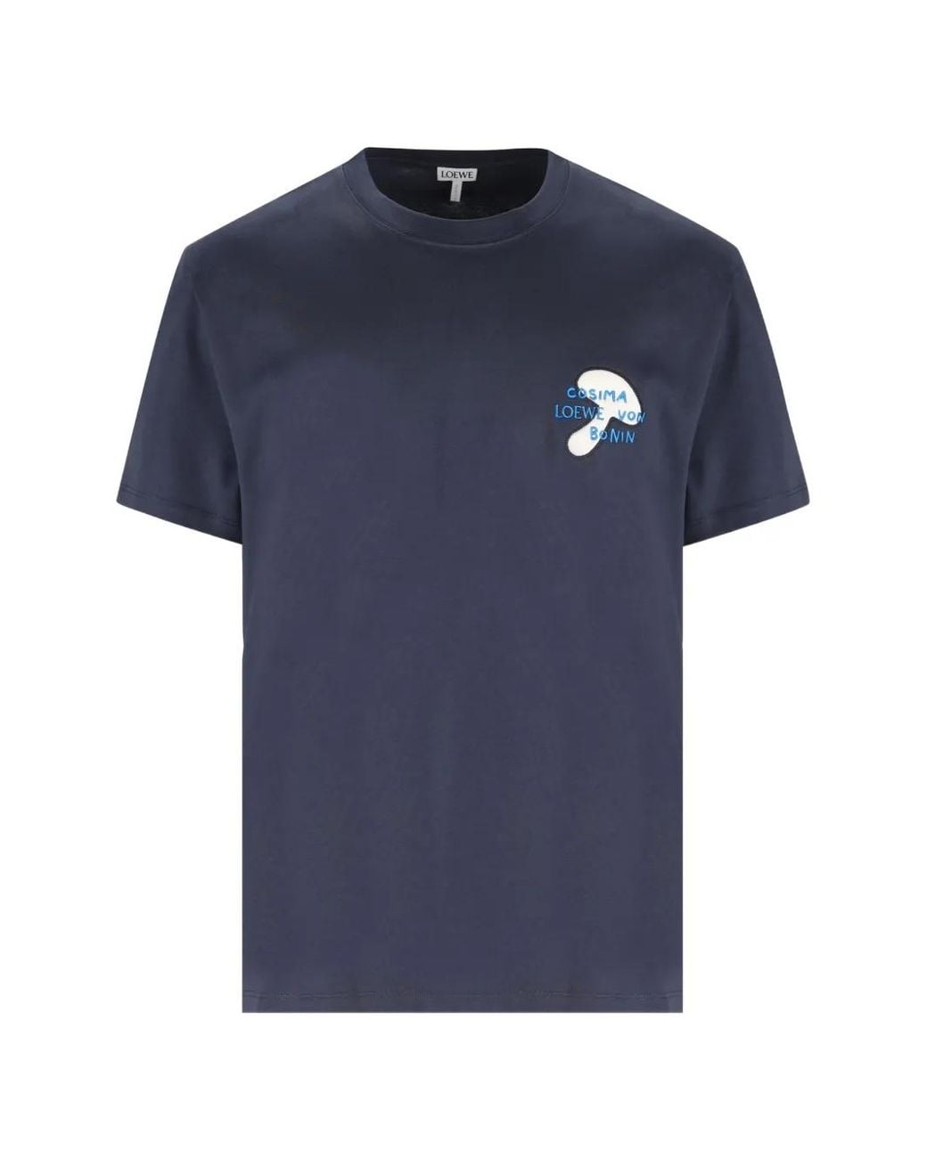 Loewe Blue Relaxed Fit T-Shirt for men