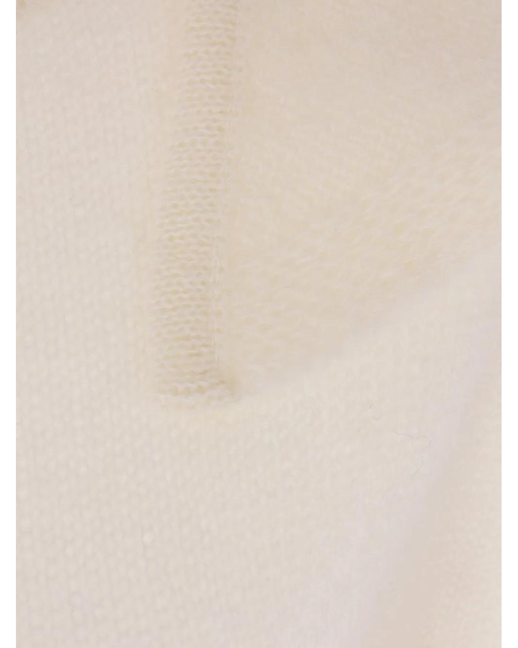 Niccolò Pasqualetti White Asymmetric Draped Jumper