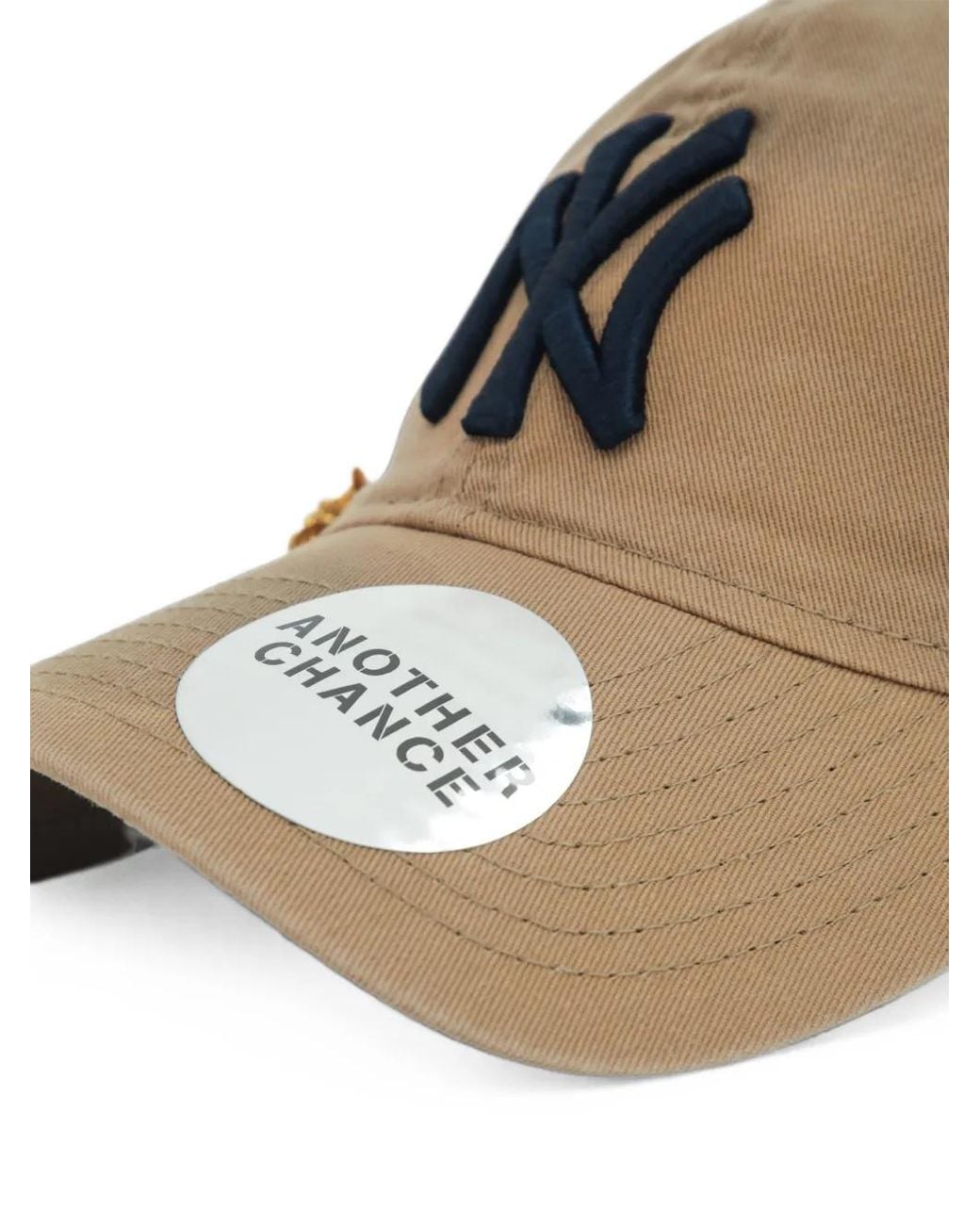 ANOTHER CHANCE Natural Crystal-Embellished Logo-Embroidered Cap for men