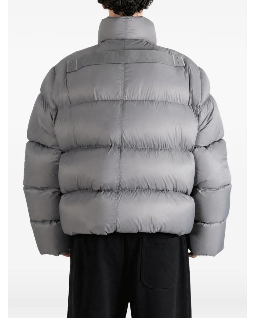 Rick Owens Gray Tower Turtle Jacket for men