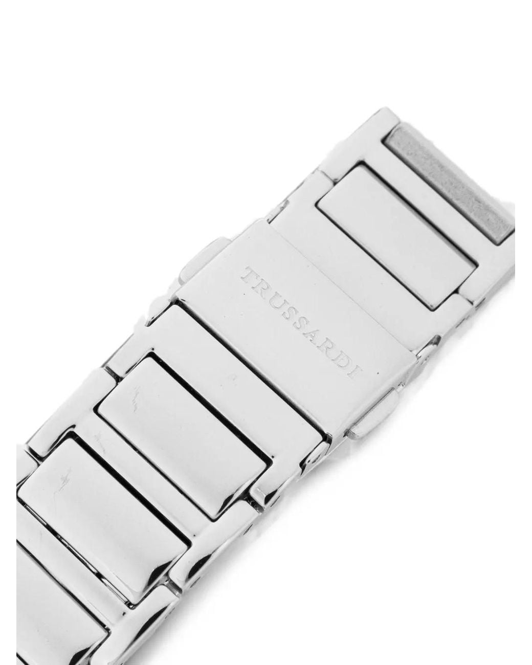 Trussardi Gray T-Bridge Crystal-Embellished 32Mm Watch