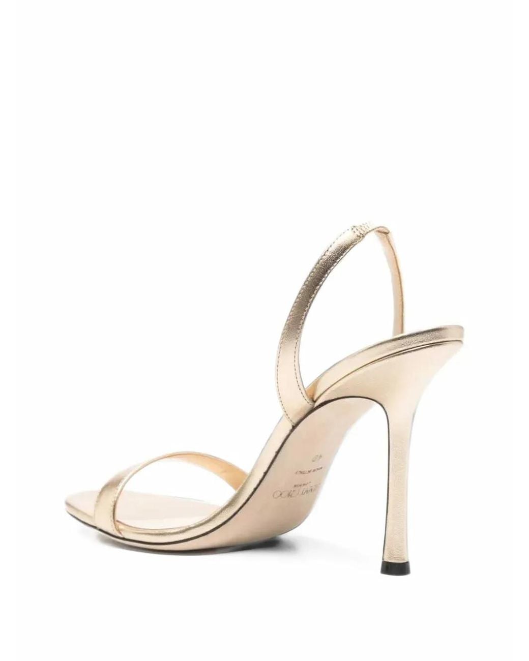 Jimmy Choo White Jenn Leather Sandals