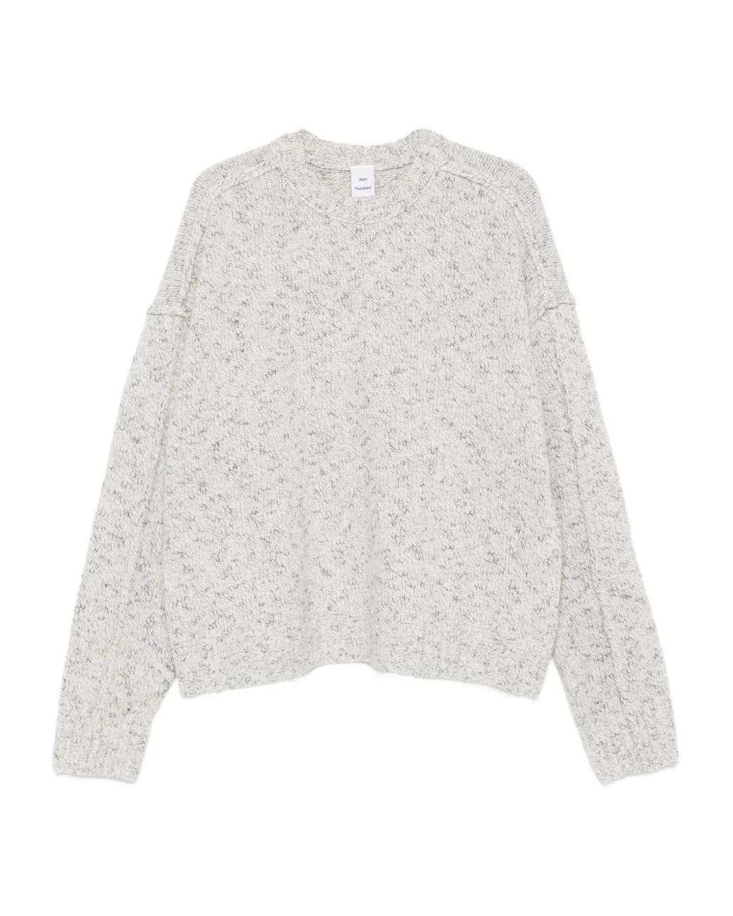 Won Hundred White Bently Jumper for men