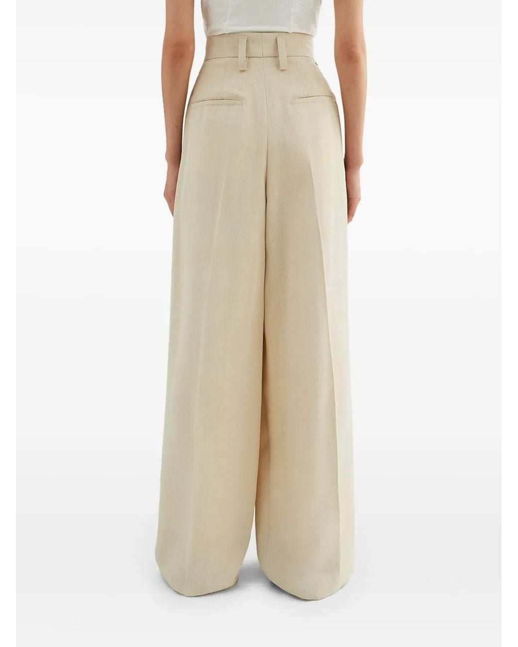 Jil Sander Pantalon in het Natural