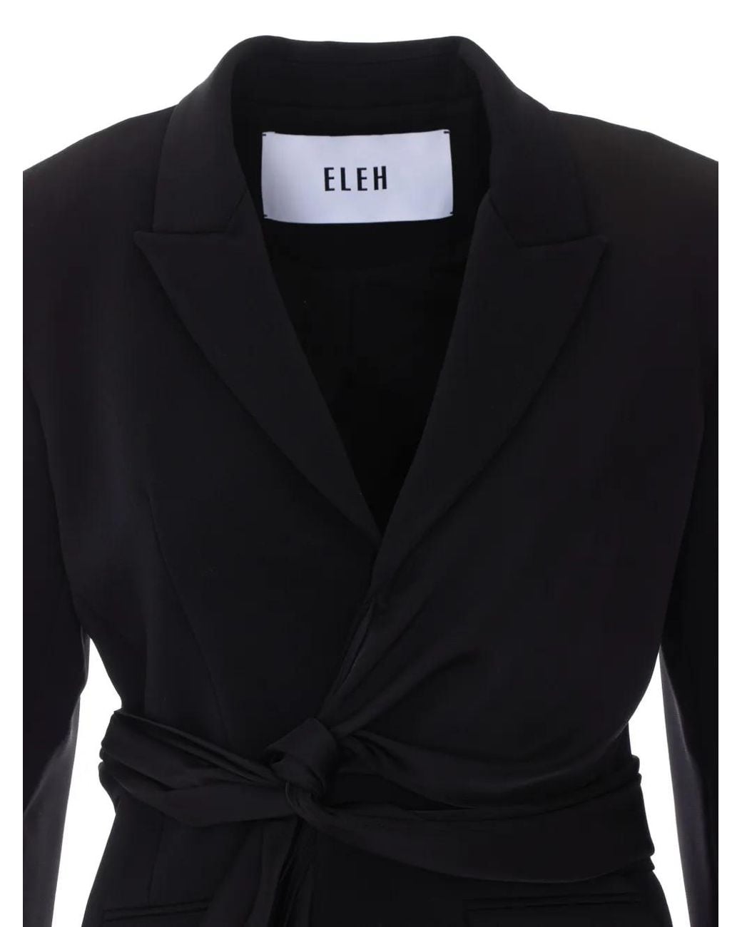 ELEH Blue Knot-Detail Blazer