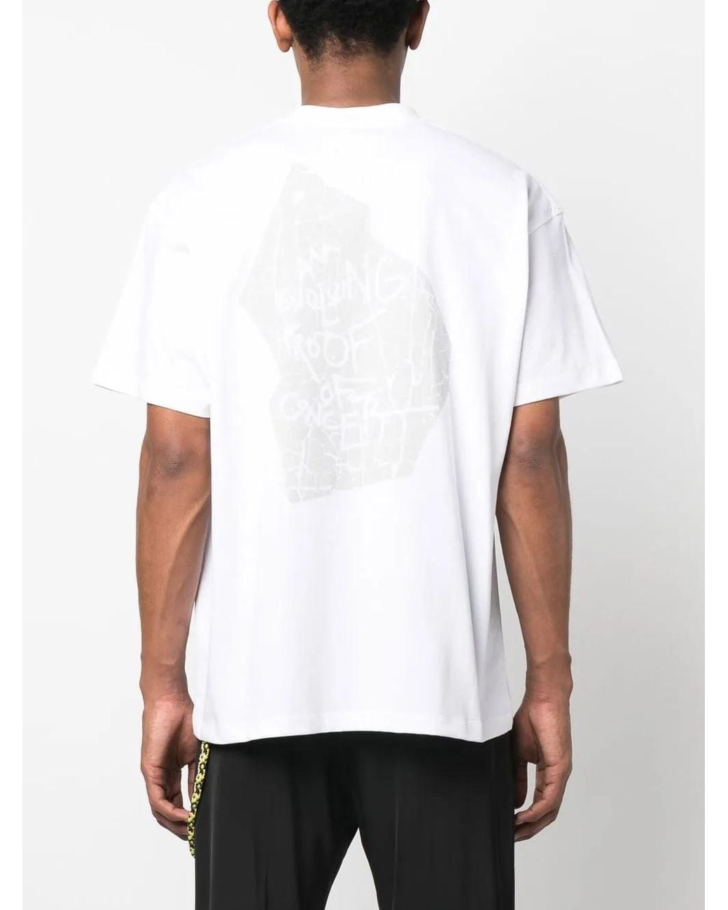 Objects IV Life White Graphic-Print Crew-Neck T-Shirt for men
