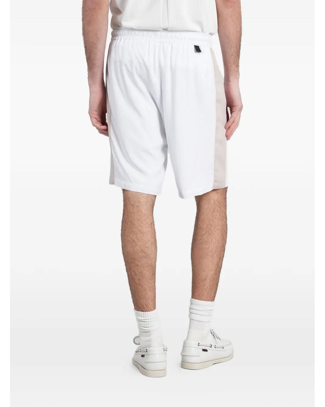 Low Brand White Tokyo Drawstring-Waistband Shorts for men