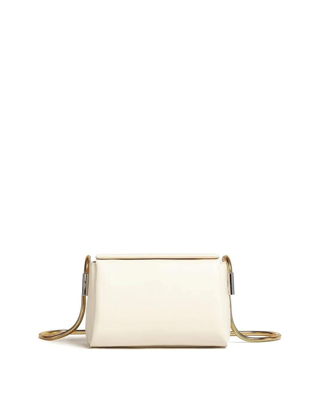 Marni Natural Small Toggle Bag In Ivory Leather
